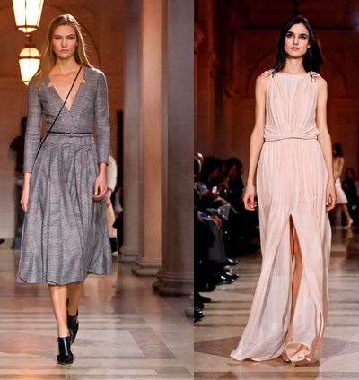 Carolina Herrera inunda la pasarela de la Gran Manzana de tonalidades pastel para otoño/invierno 2016/2017