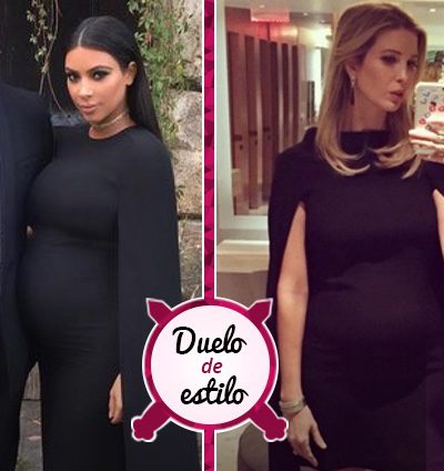 Las embarazadas apuestan por los vestidos cortos de Valentino, ¿Kim Kardashian o Ivanka Trump?