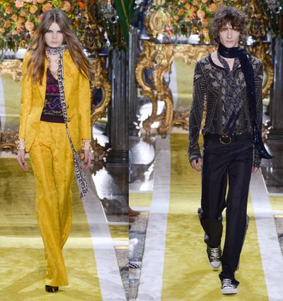 Roberto Cavalli mezcla ideas y estilos en una sola colección en la Fashion Week de Milán para otoño/invierno 2016/2017