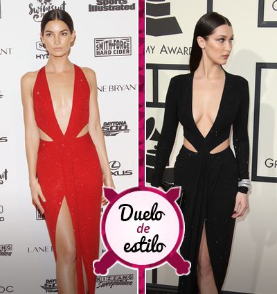 Bella Hadid vs Lily Aldridge con un Alexandre Vauthier: Quién lo lleva mejor?