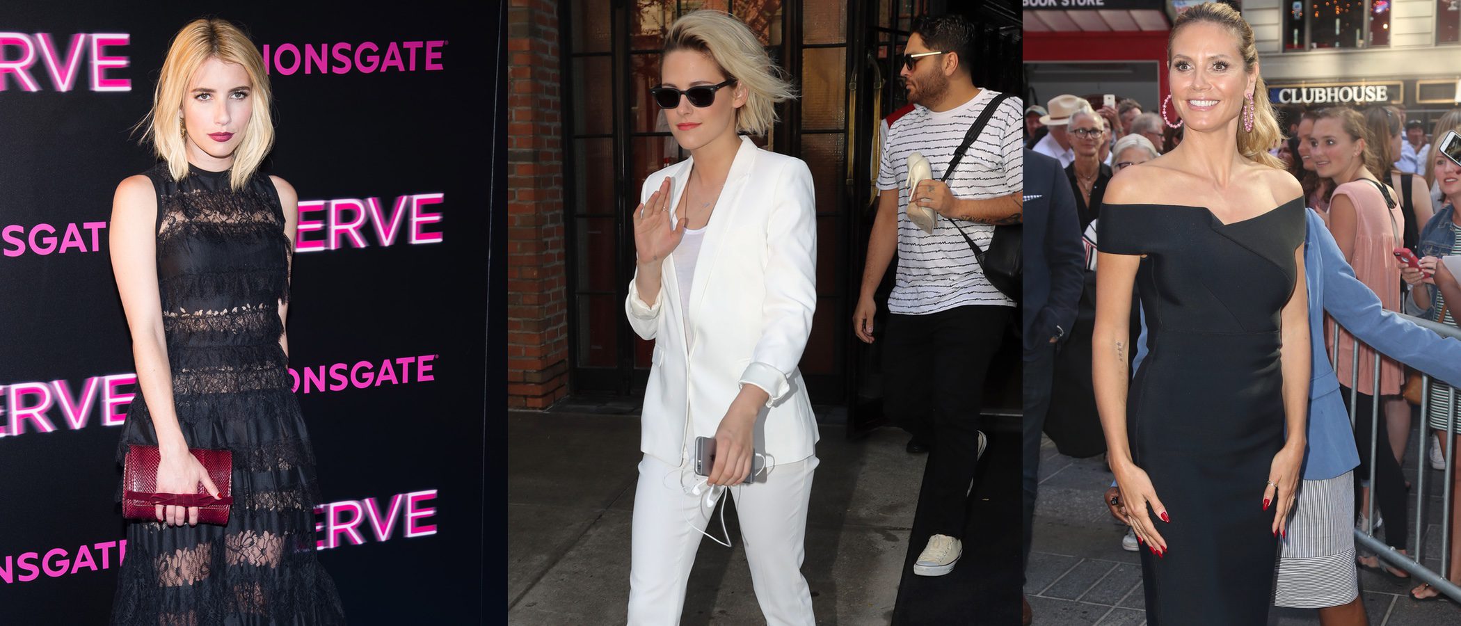 Kristen Stewart, Emma Roberts y Heidi Klum se alzan entre las mejor vestidas de la semana