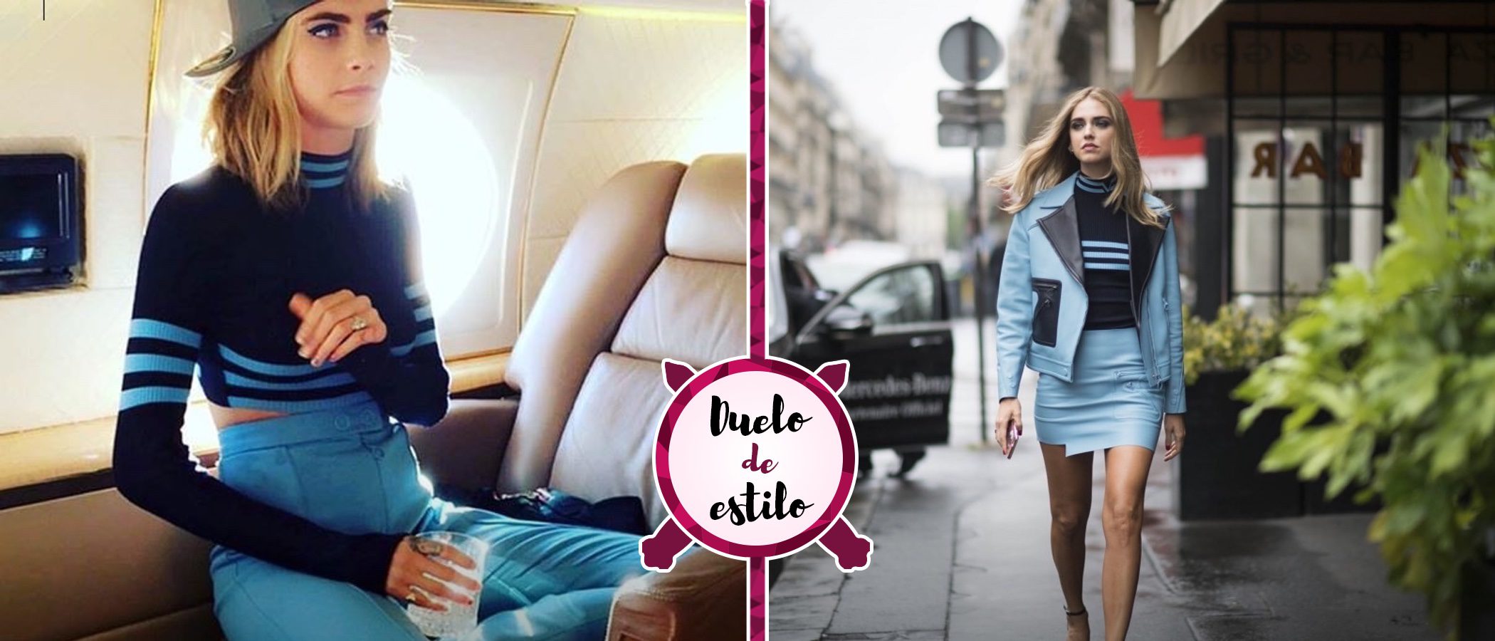 Chiara Ferragni y Cara Delevingne coinciden con el mismo jersey de Versace