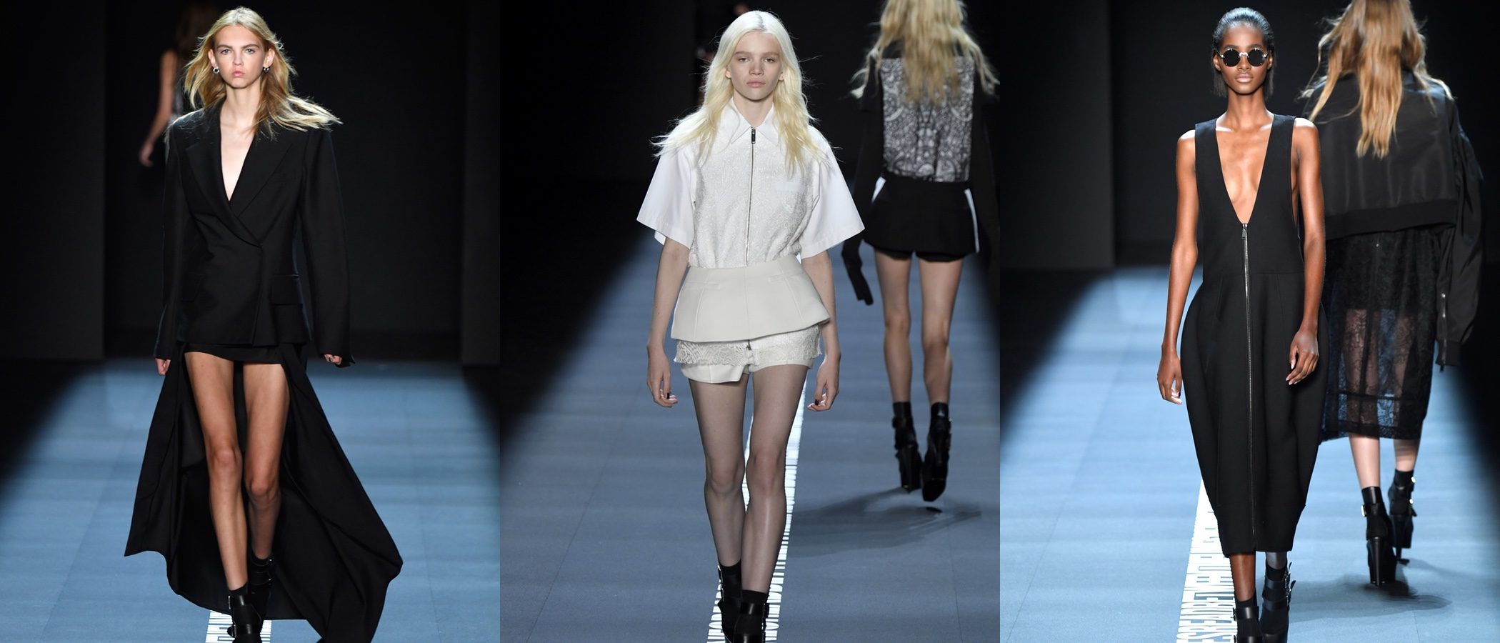 Vera Wang apuesta por el bicolor en la pasarela de la Semana de la Moda de Nueva York