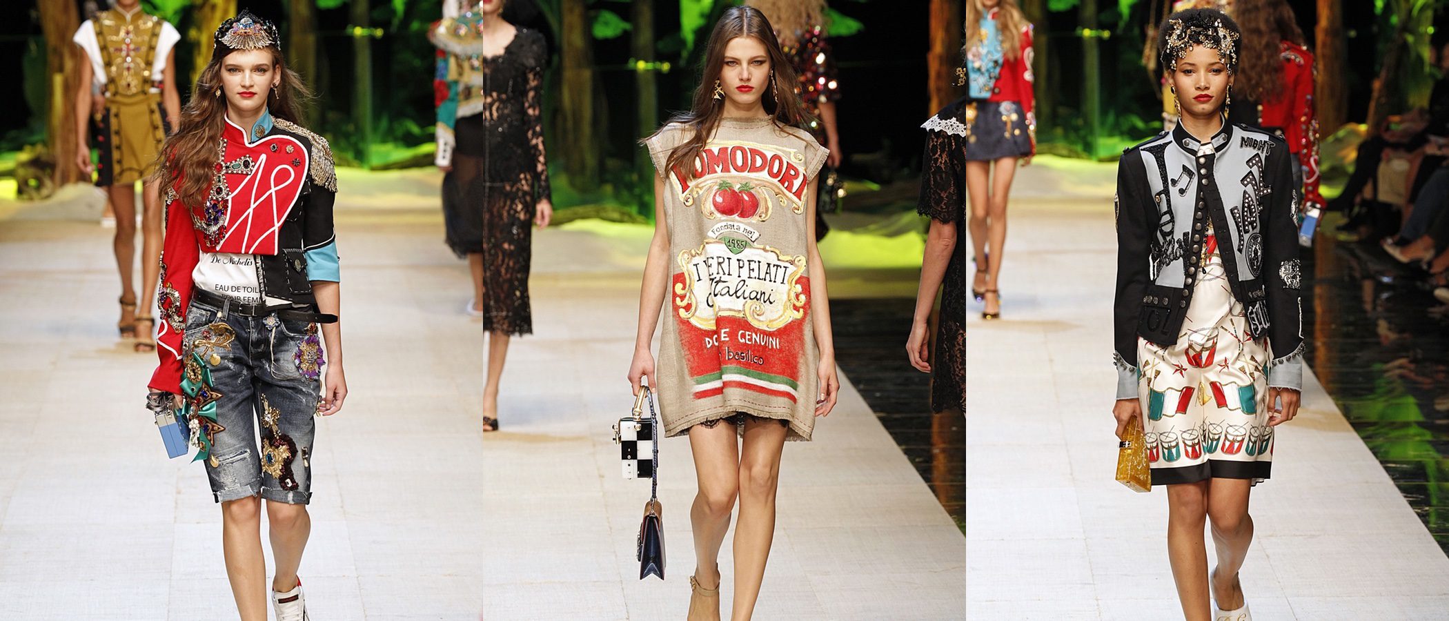 Dolce & Gabbana homenajea a Italia en su primavera/verano 2017 sobre la Milán Fashion Week