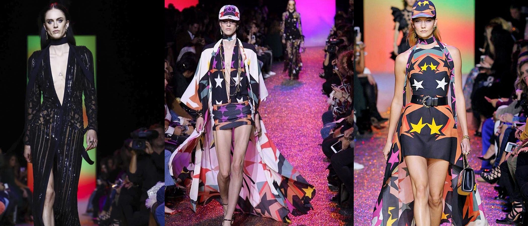 'Disco's fever': Elie Saab triunfa en París con una primavera 2017 repleta de innovación