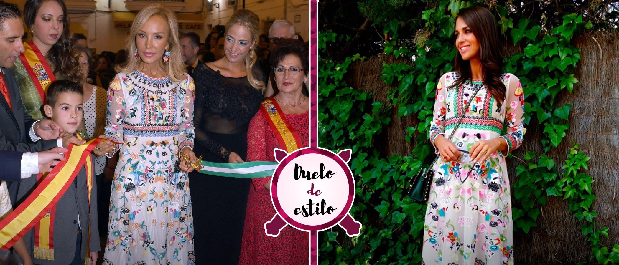 Carmen Lomana y Paula Echevarría con el mismo vestido floral: ¿quién lo luce mejor?