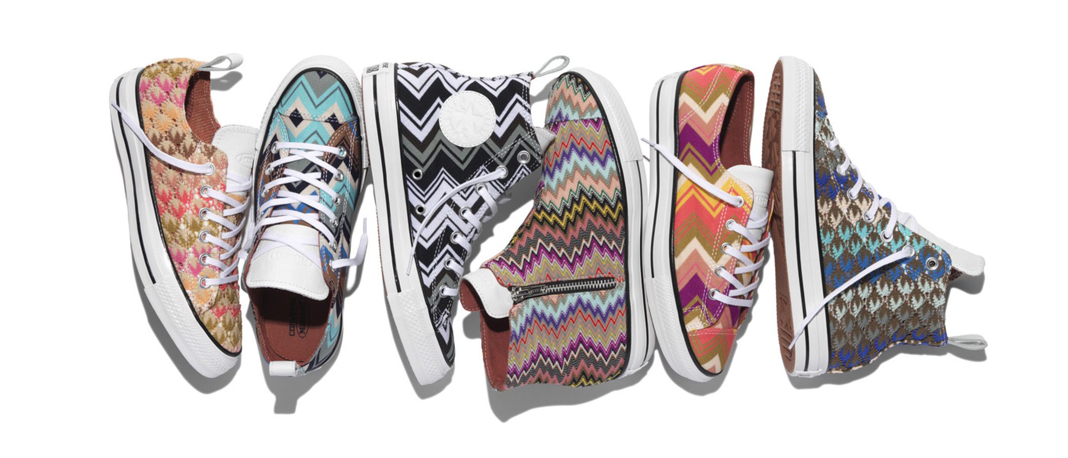 Missoni llena de color las icónicas sneakers de Converse para otoño/invierno 2016/2017