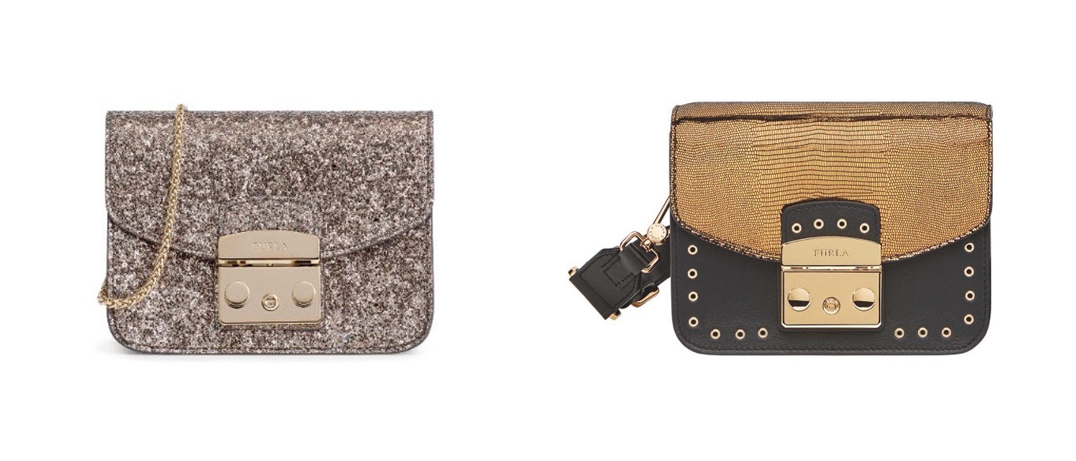 El glitter llena de brillo y glamour la colección Navidad 2016 de Furla