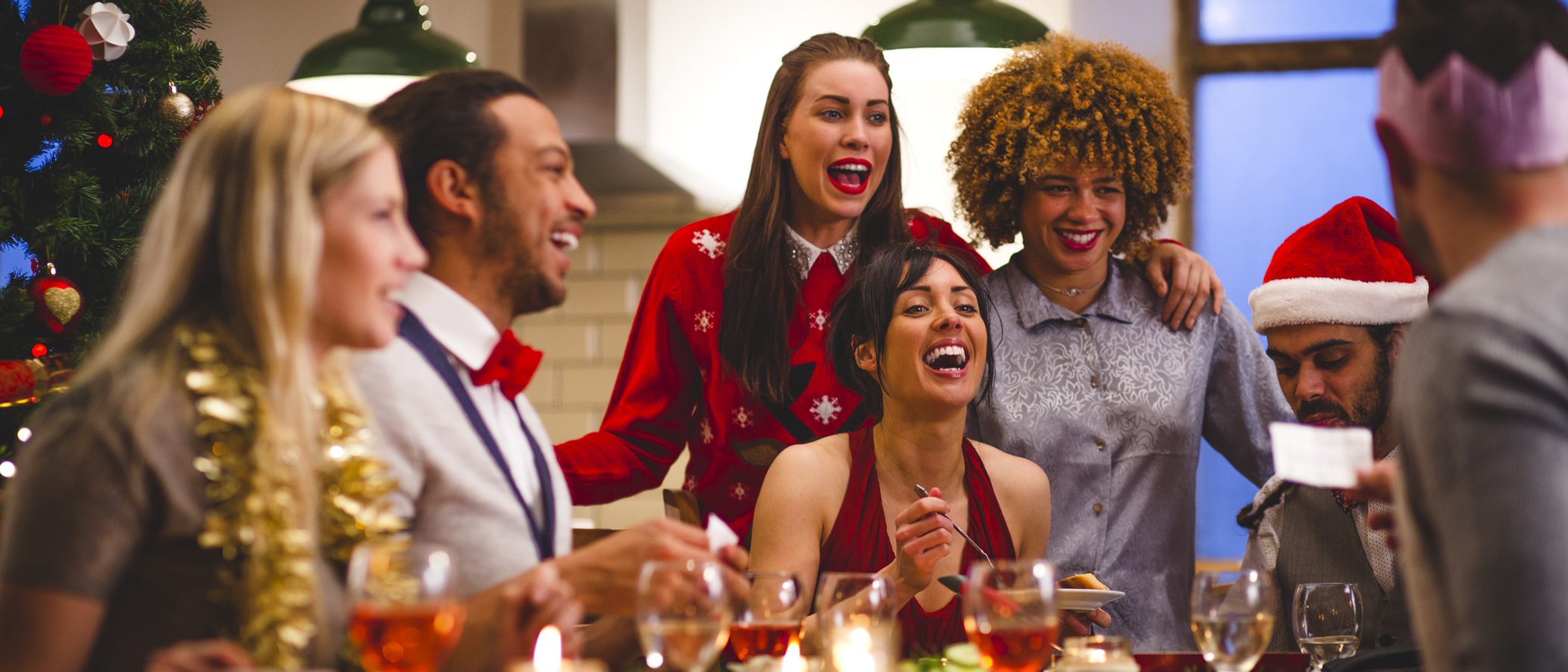 ¿Escote para la comida de Navidad en familia?