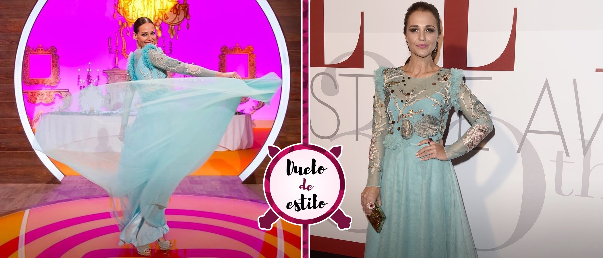 Eva González y Paula Echevarría escogen el mismo vestido de princesa de Jorge Vázquez