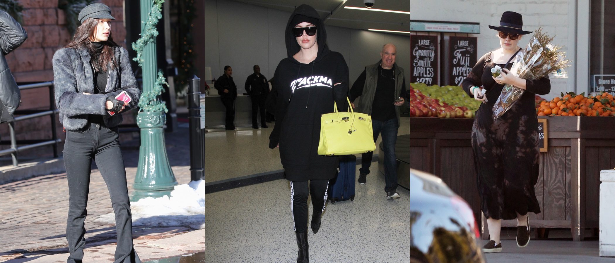 Bella Hadid, Adele y Khloe Kardashian, las peor vestidas de la última semana de 2016