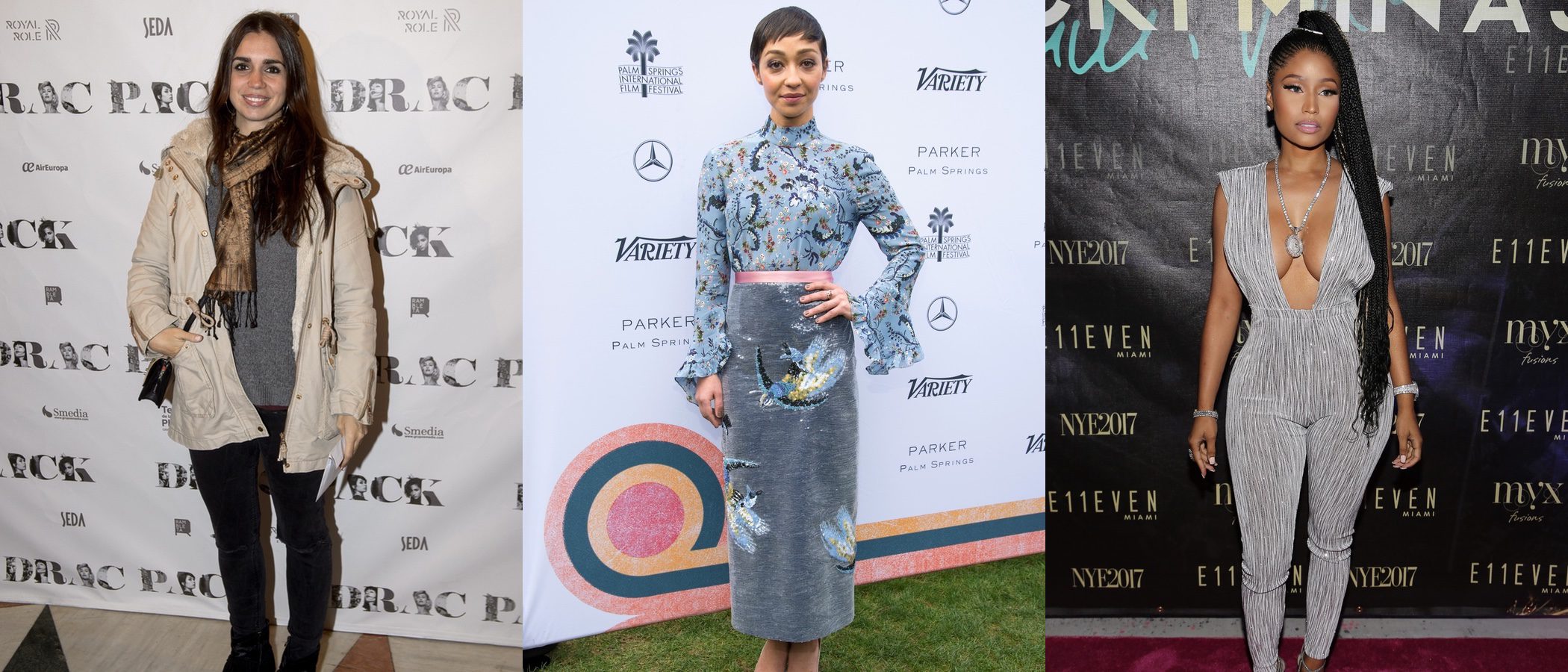 Elena Furiase, Nicki Minaj y Ruth Negga, entre las peor vestidas de la primera semana de 2017