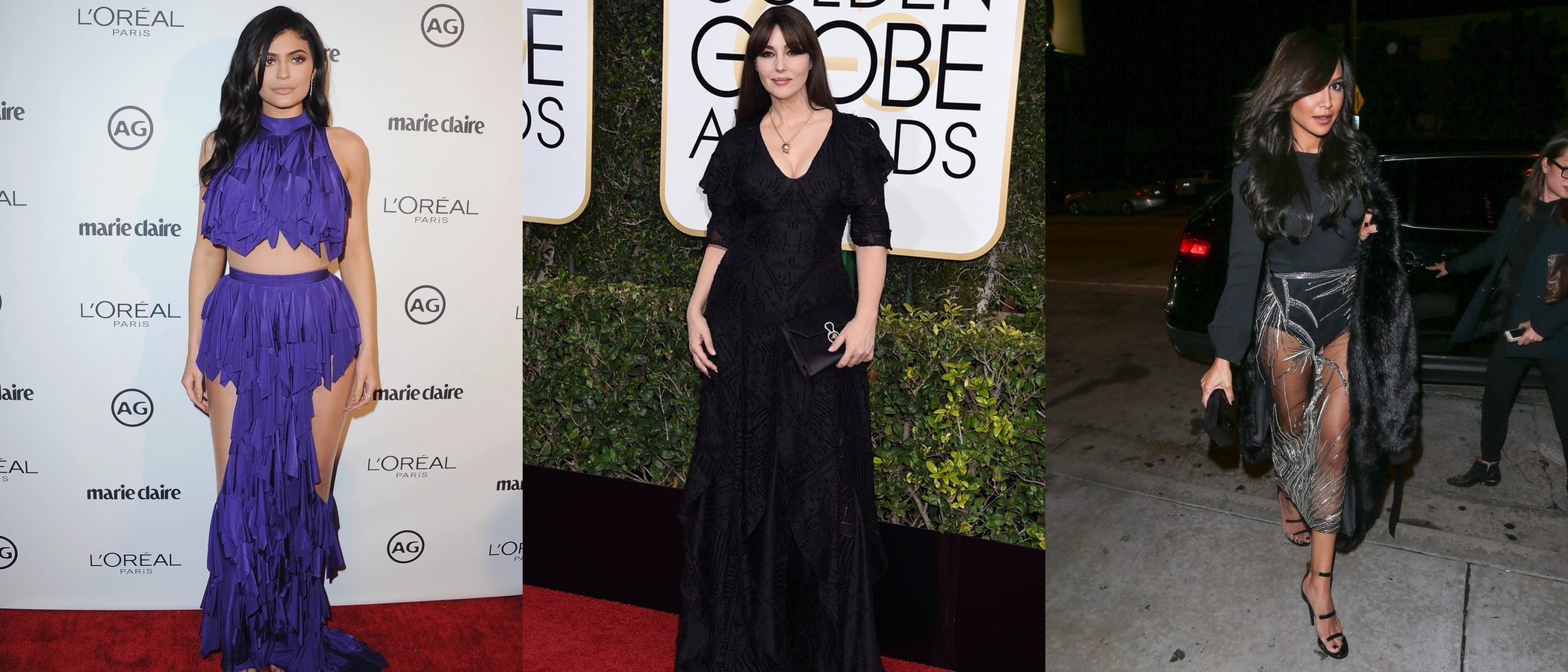 Kylie Jenner, Naya Rivera y Monica Bellucci, entre las peor vestidas de la semana
