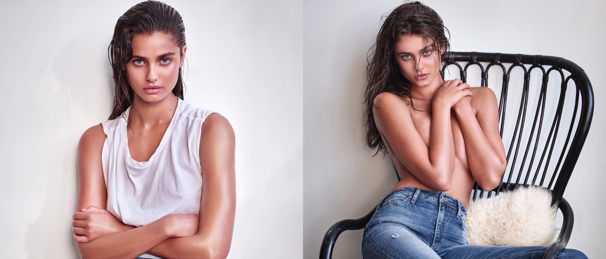 Taylor Hill, de modelo a diseñadora con la firma Joe's Jeans para primavera/verano 2017