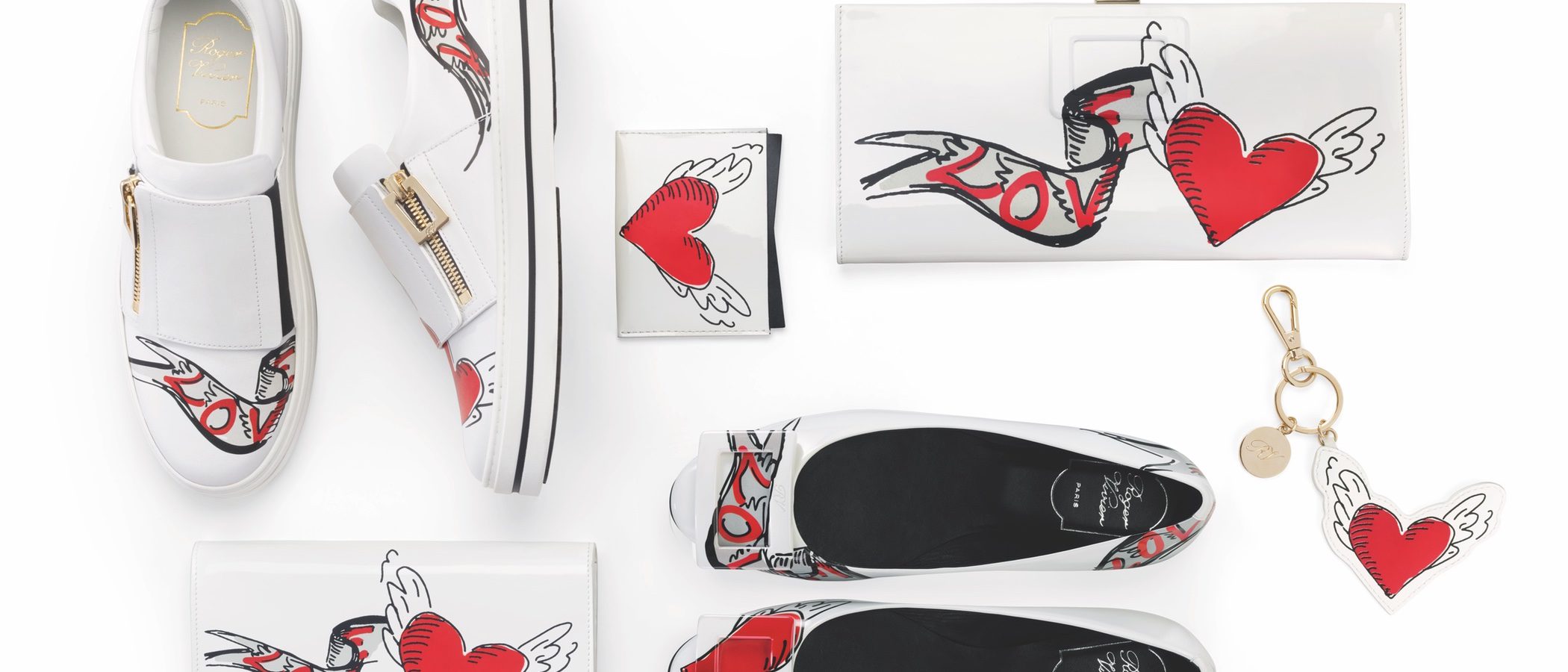 Roger Vivier da alas a los corazones en su colección para San Valentín 2017