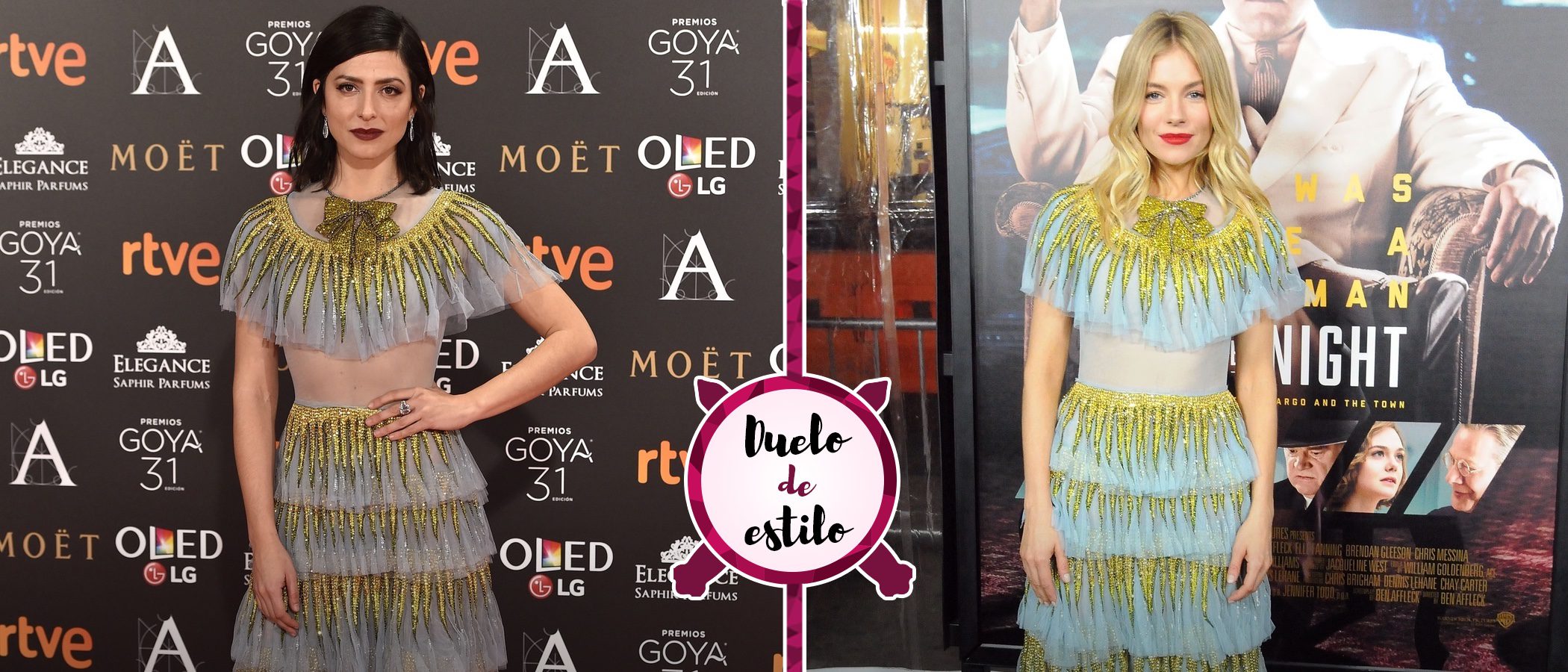 Sienna Miller y Bárbara Lennie con el mismo vestido de Gucci, ¿a quién le sienta mejor?