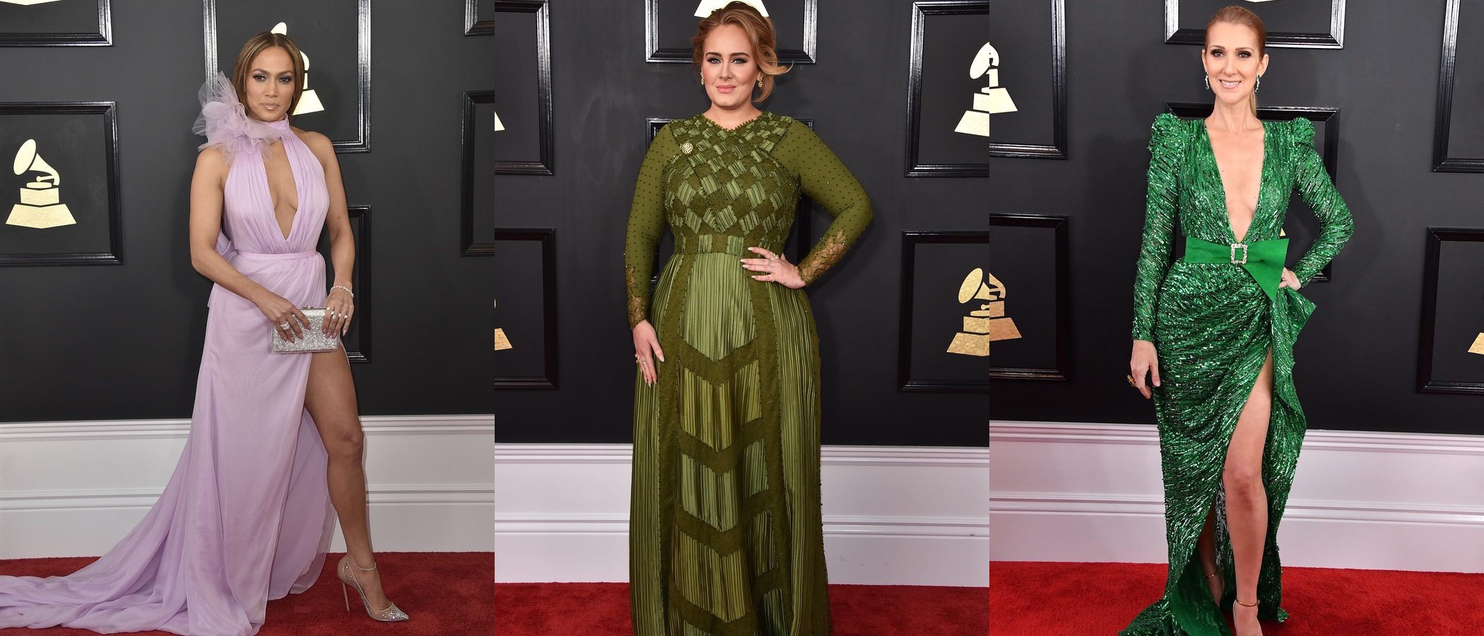 Jennifer Lopez, Adele y Celine Dion, entre las mejor vestidas de los Grammy 2017