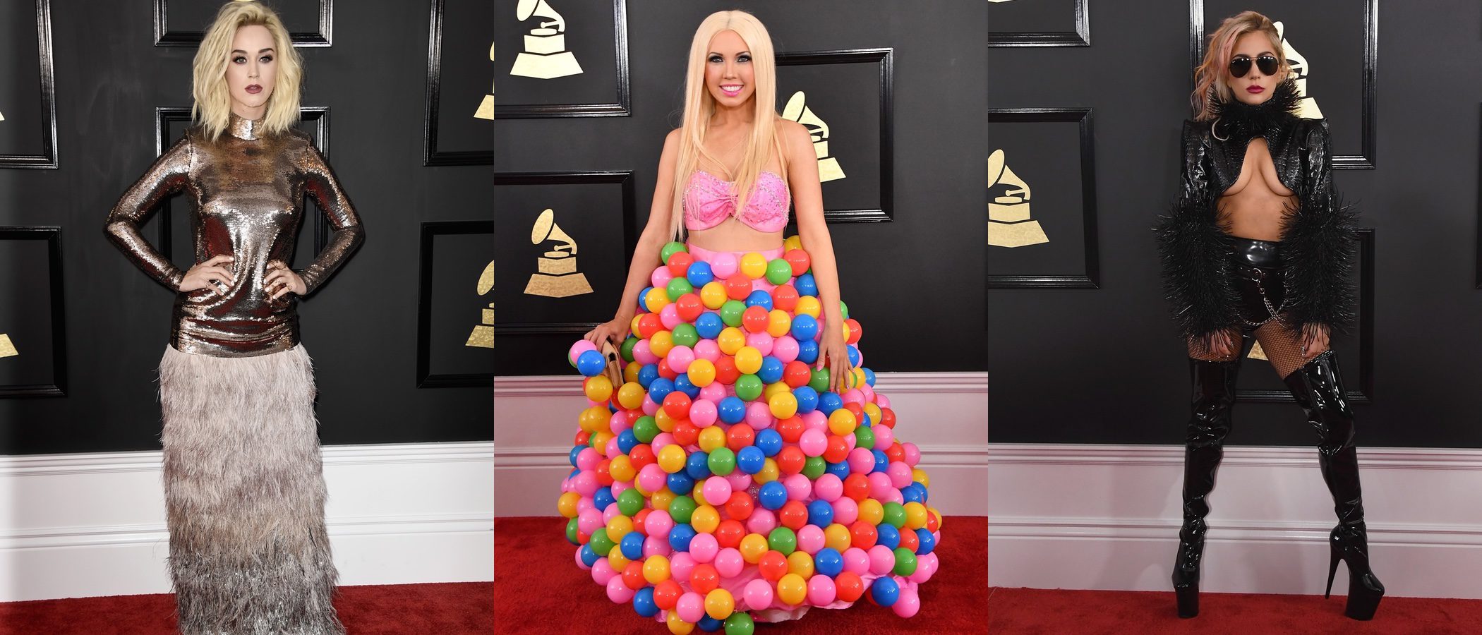 Katy Perry, Lady Gaga y Girl Crush protagonizan los peores looks de los Grammy 2017