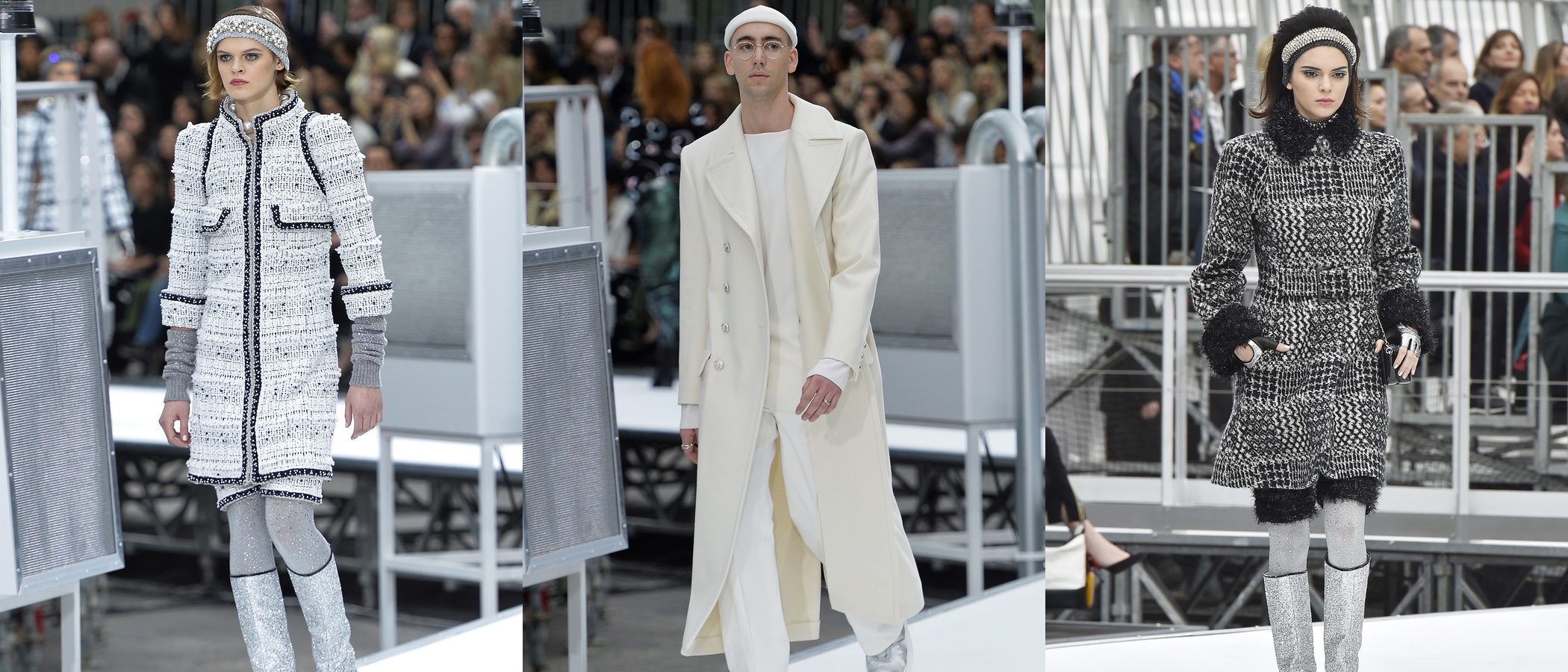 El espacio exterior baja a la Paris Fashion Week con Chanel y su espectacular desfile futurista