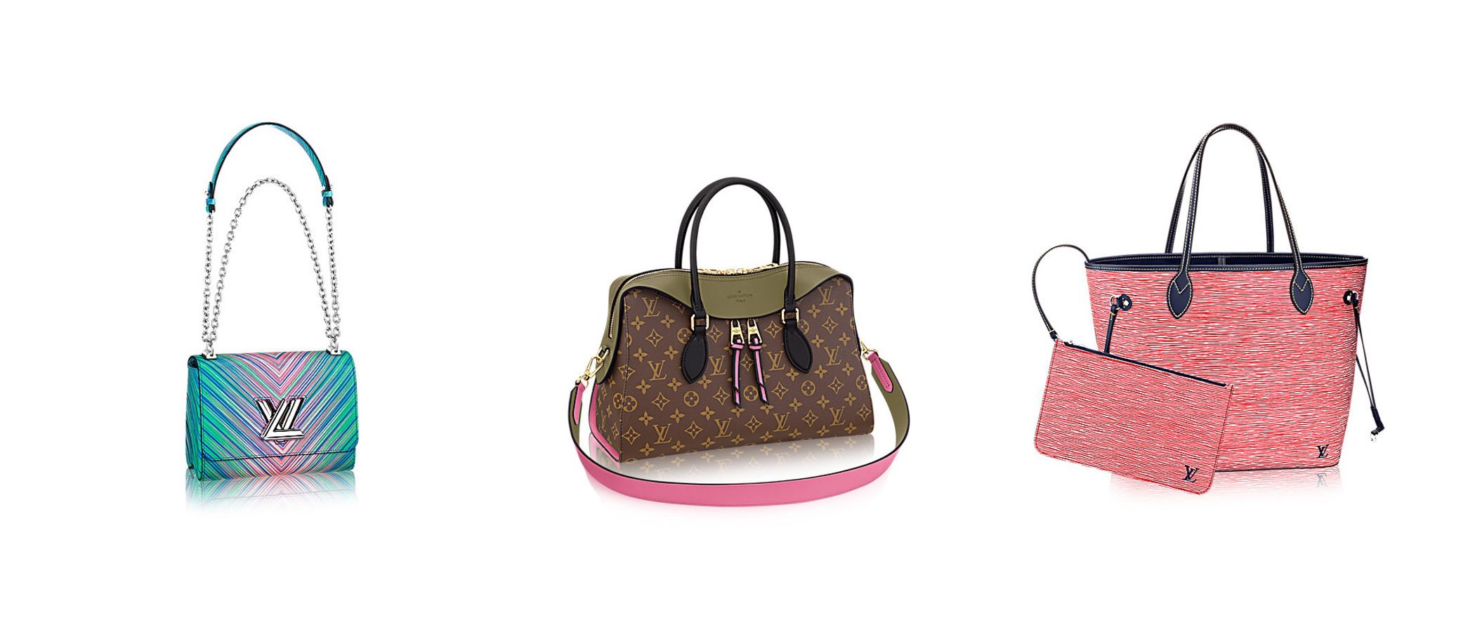 Louis Vuitton tiñe sus icónicos bolsos de colores vibrantes para primavera/verano 2017