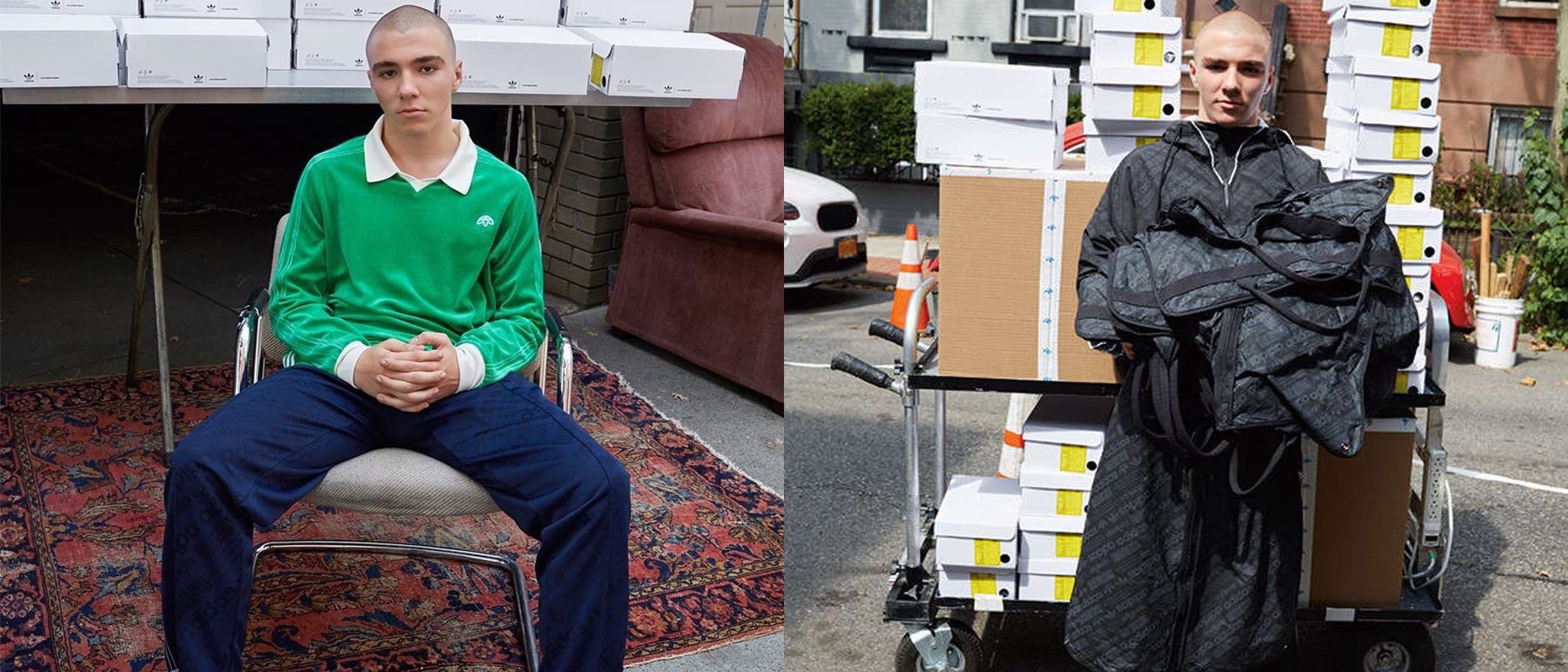 Rocco Ritchie, hijo de Madonna, debuta como modelo para Adidas Originals