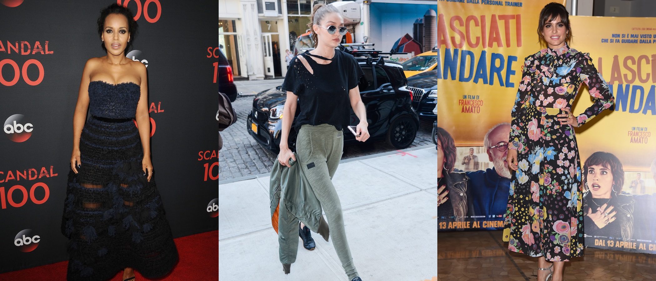 Kerry Washington, Gigi Hadid y Verónica Echegui, entre las peor vestidas de la semana