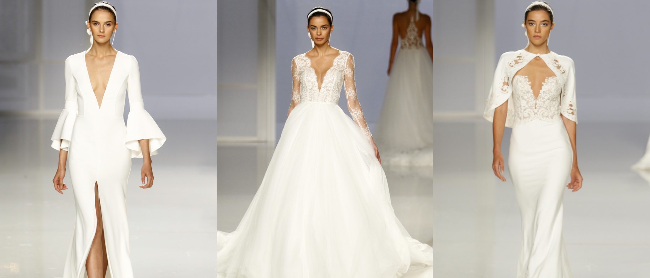 Rosa Clará presenta una colección rompedora y atrevida en la Barcelona Bridal Week 2017