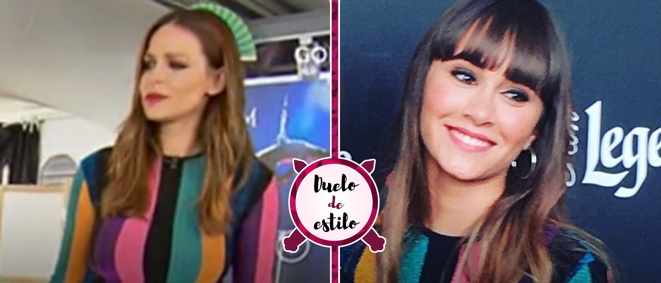 Eva González y Aitana ('OT17') coinciden con un mismo vestido de María Escoté. ¿A quién le sienta mejor?