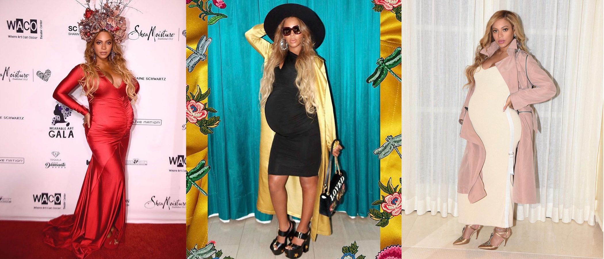 Looks premamá de Beyoncé: desde lo más casual hasta la alfombra roja