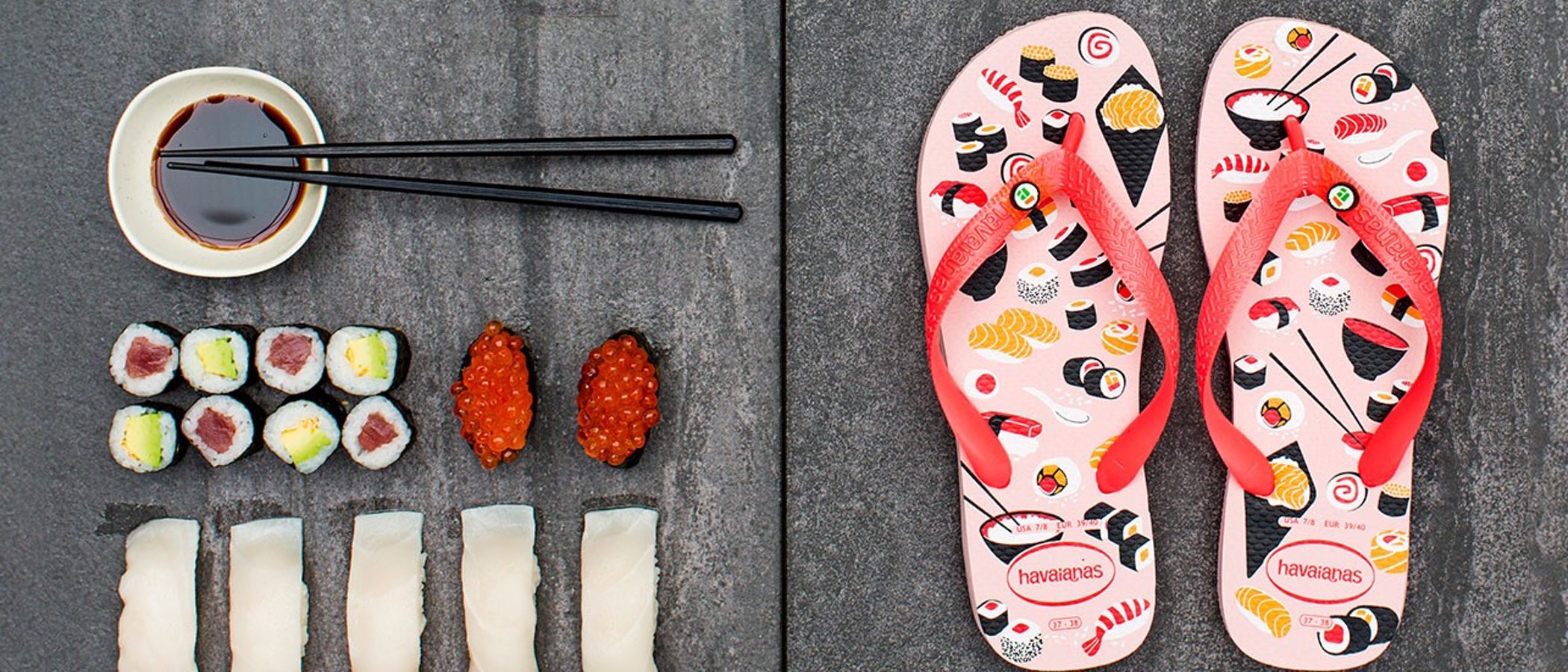 Si eres amante del sushi, las nuevas Havaianas 'Top Honey' te van a encantar