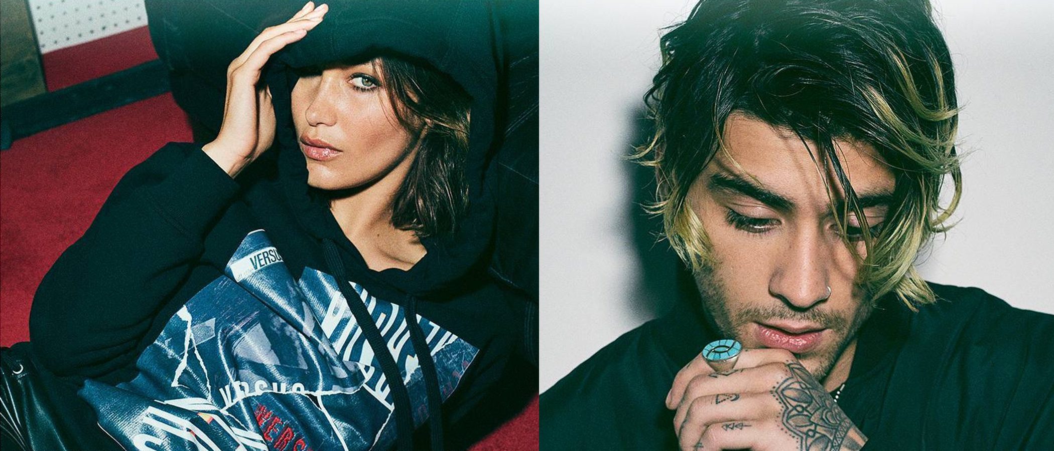Zayn Malik y Bella Hadid son imagen de la colección 'Zayn x Versus' de Versace