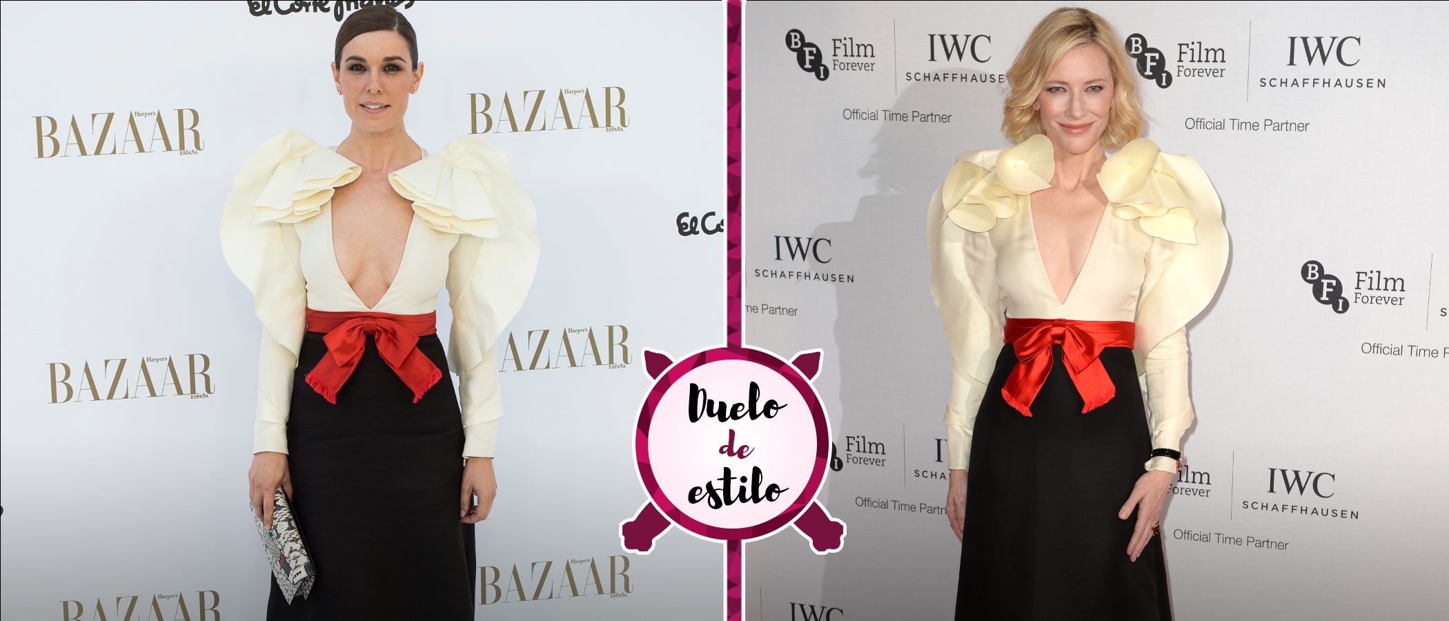 Raquel Sánchez Silva y Cate Blanchett coinciden con el mismo Gucci. ¿Quién lo luce mejor?