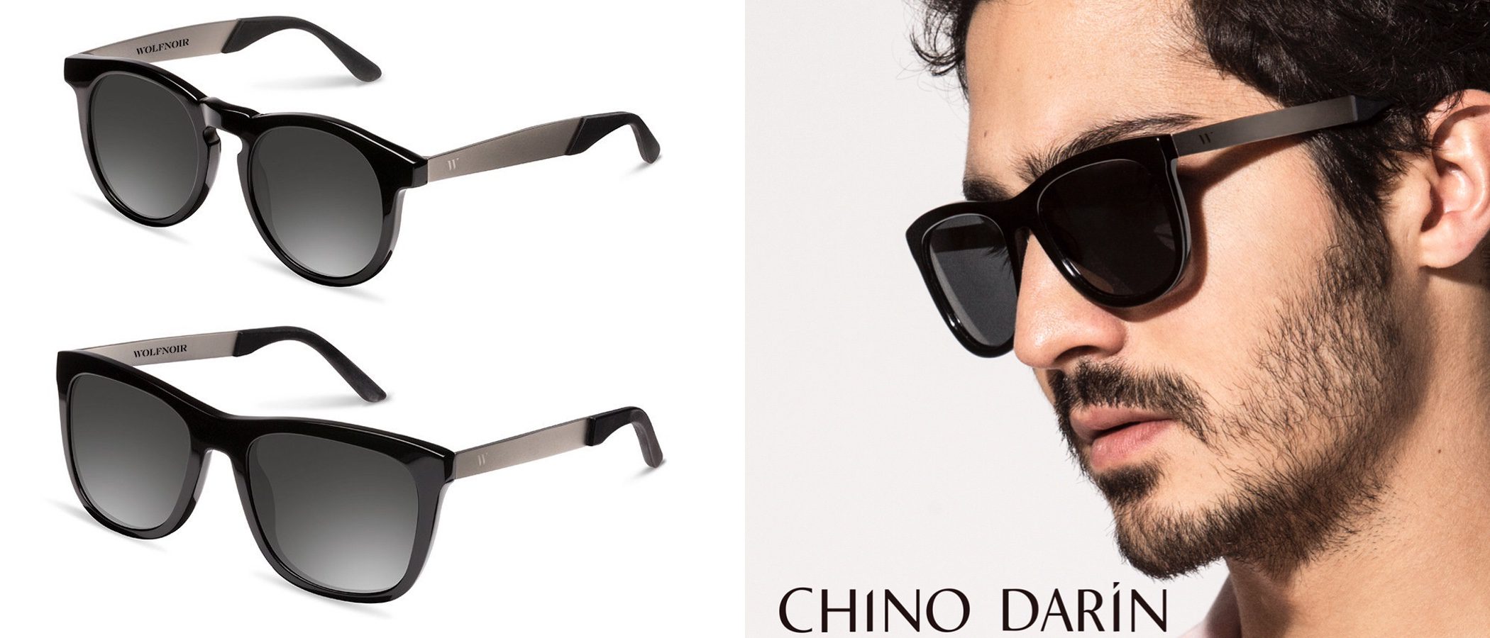 Chino Darín se une a Wolfnoir para lanzar una colección de gafas de sol