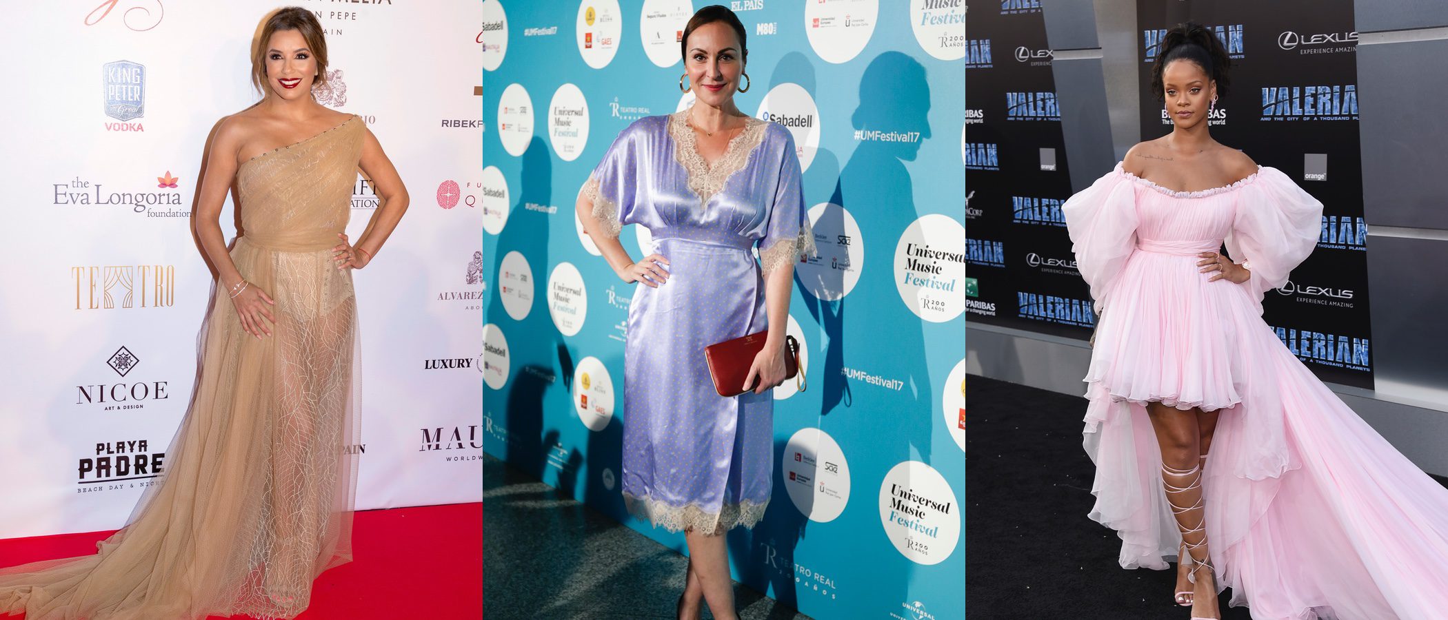 Eva Longoria, Ana Milán y Rihanna, entre las peor vestidas de la semana