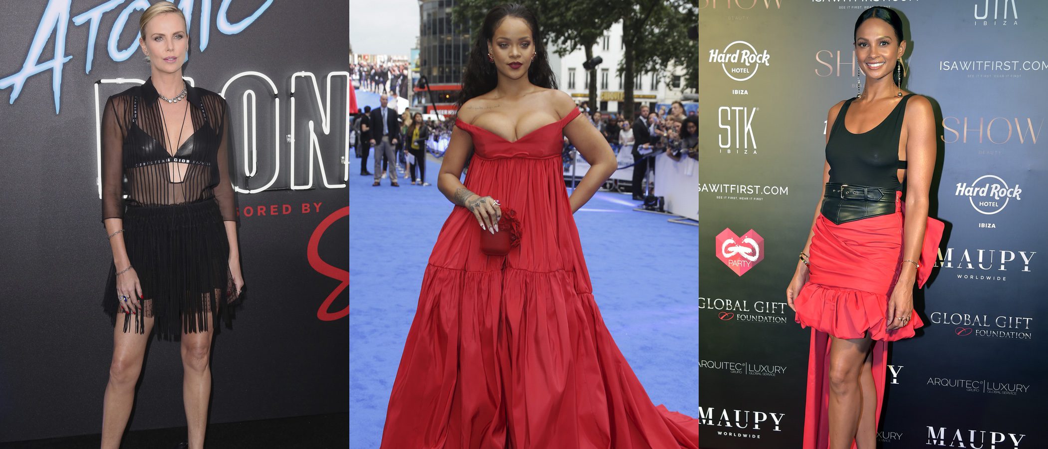 Alesha Dixon y Rihanna, entre las peor vestidas de la semana
