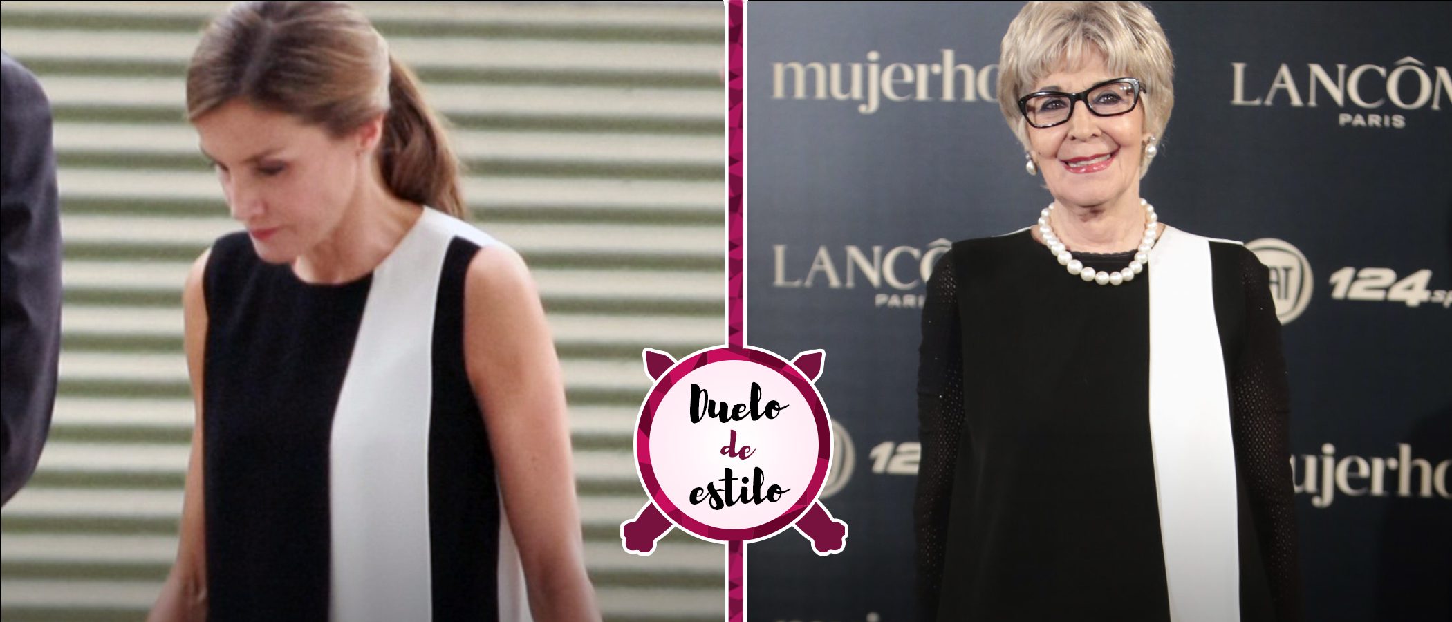 La Reina Letizia y Concha Velasco apuestan por la misma camisa de Carolina Herrera