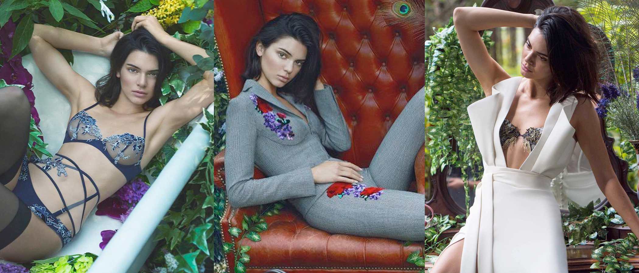 Kendall Jenner luce la colección otoño/invierno 2017/2018 de La Perla