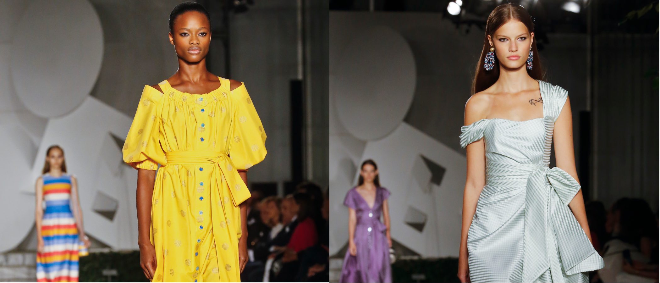 Carolina Herrera tiñe la New York Fashion Week de amarillo con su primavera/verano 2018