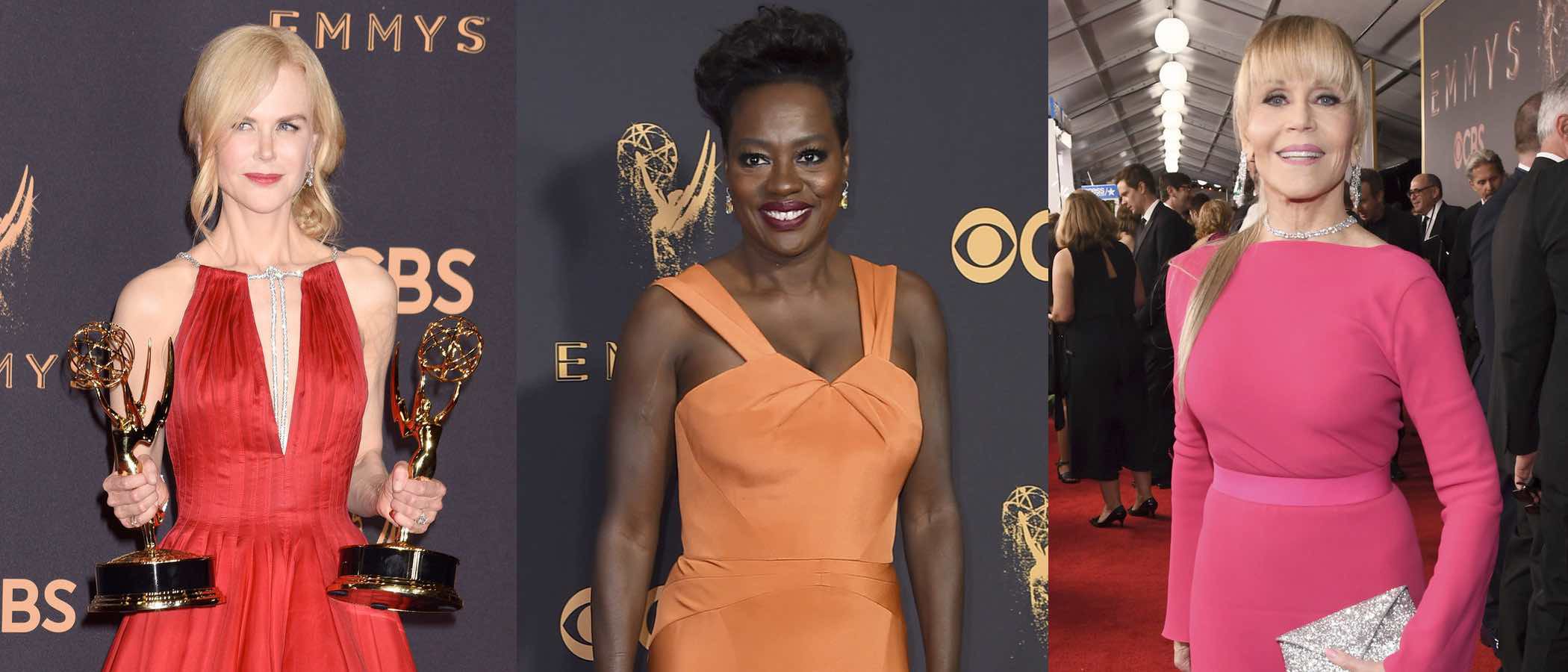 Nicole Kidman, Viola Davis y Jane Fonda, entre las mejor vestidas de los Premios Emmy 2017