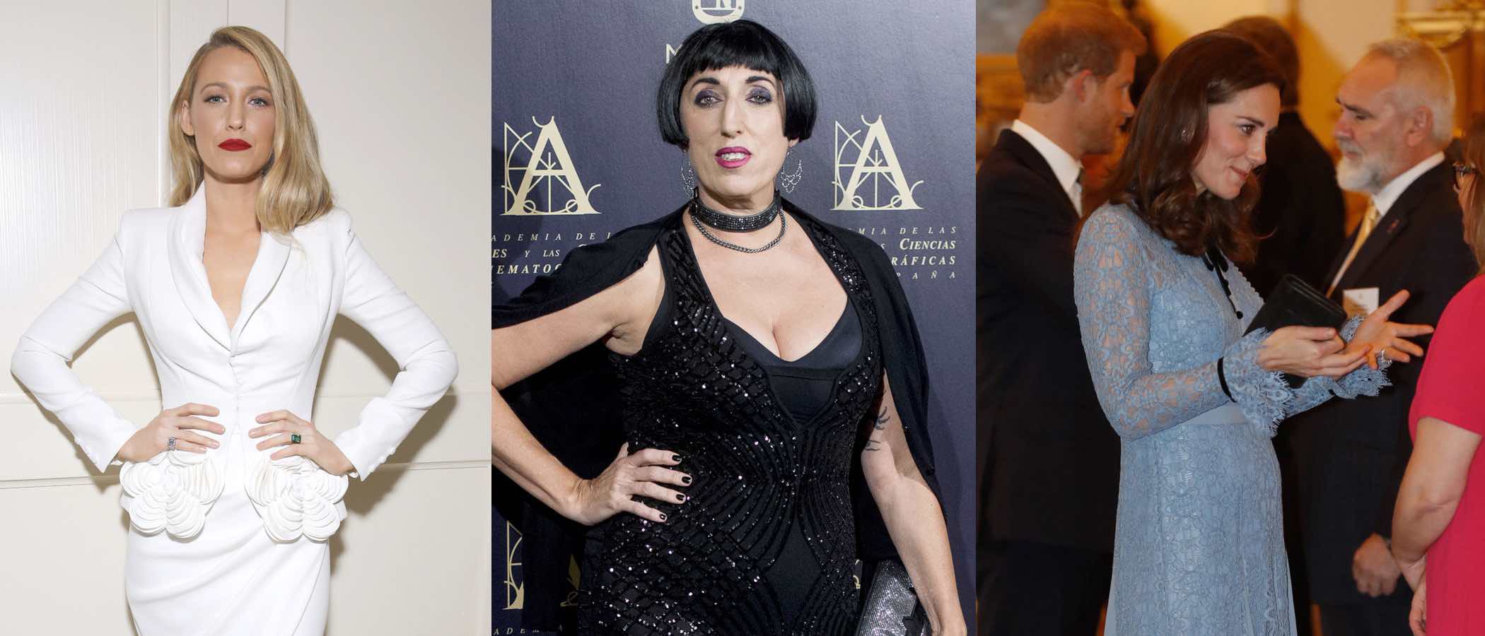 Blake Lively, Rossy de Palma y Kate Middleton, entre las mejor vestidas de la semana