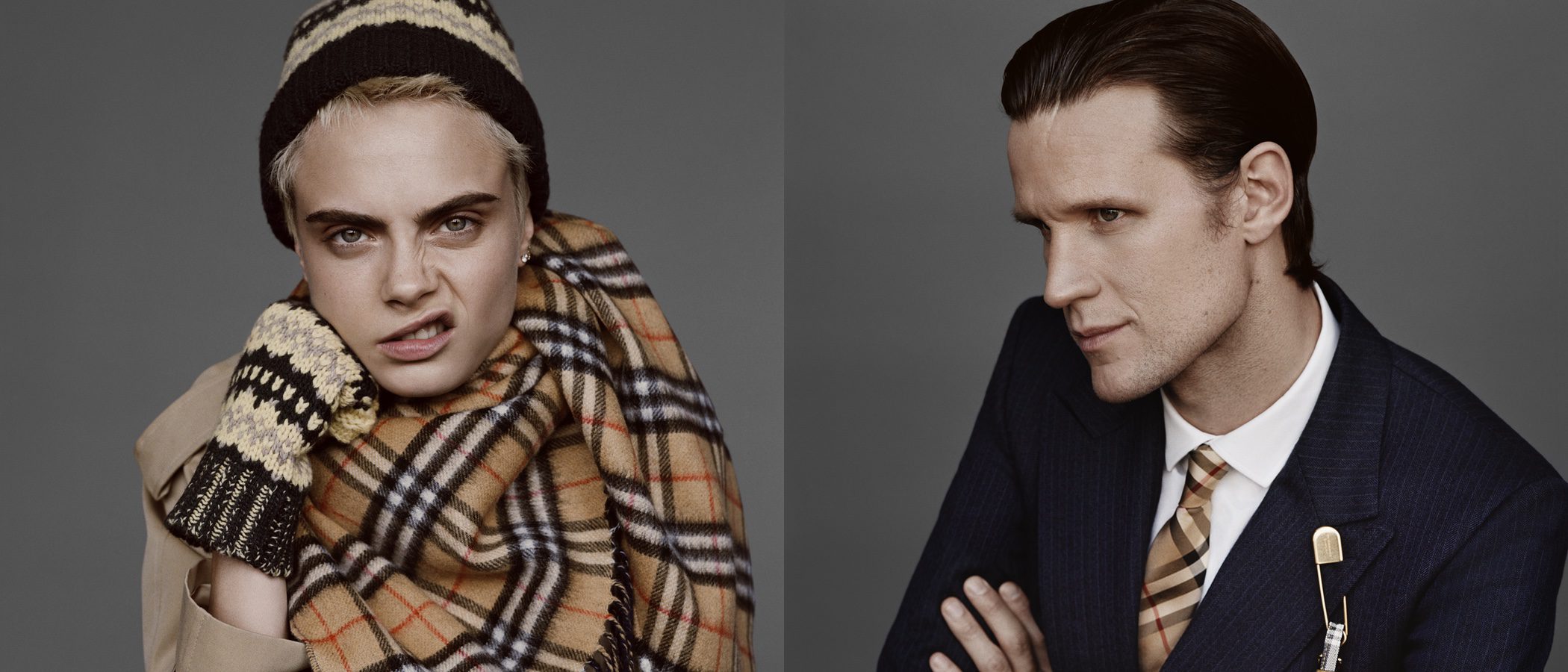 Cara Delevingne y Matt Smith protagonizan la última campaña de Burberry