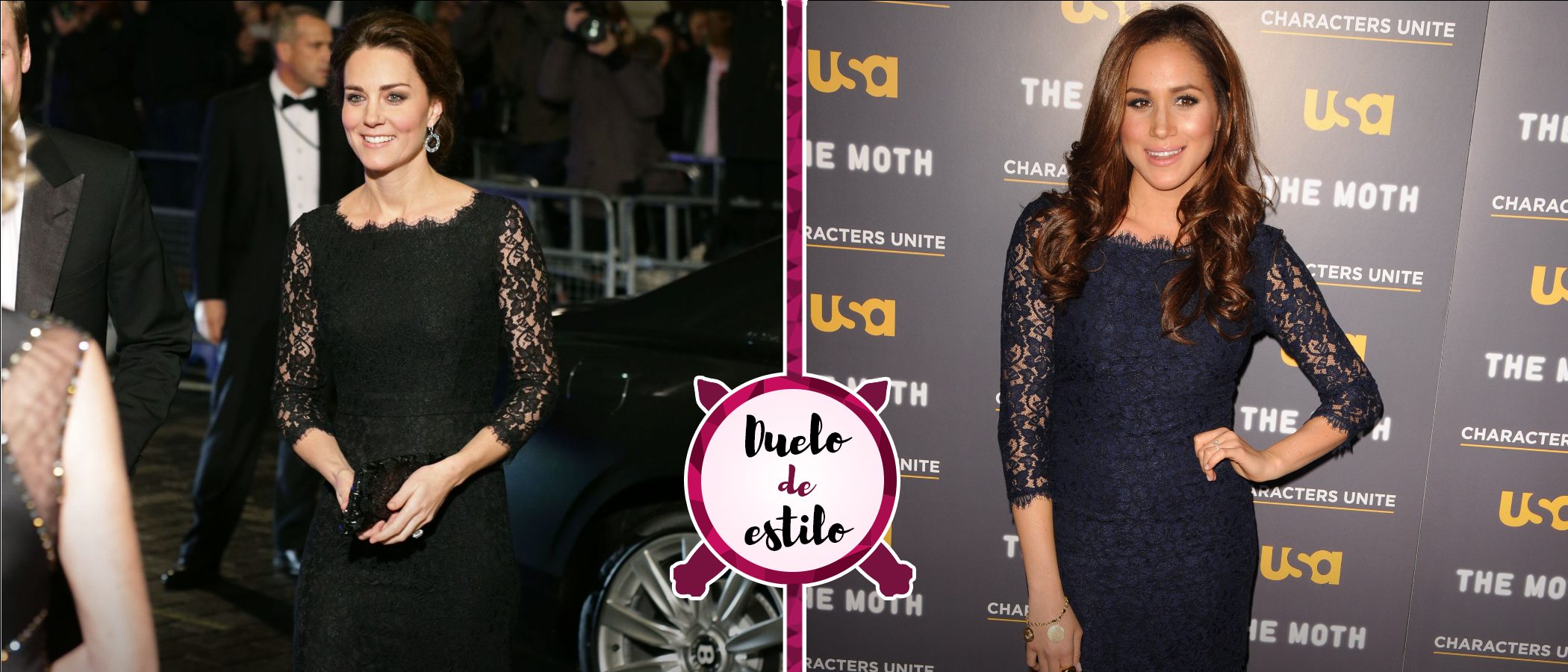 Kate Middleton, Meghan Markle y un mismo vestido. ¿A quién le sienta mejor?