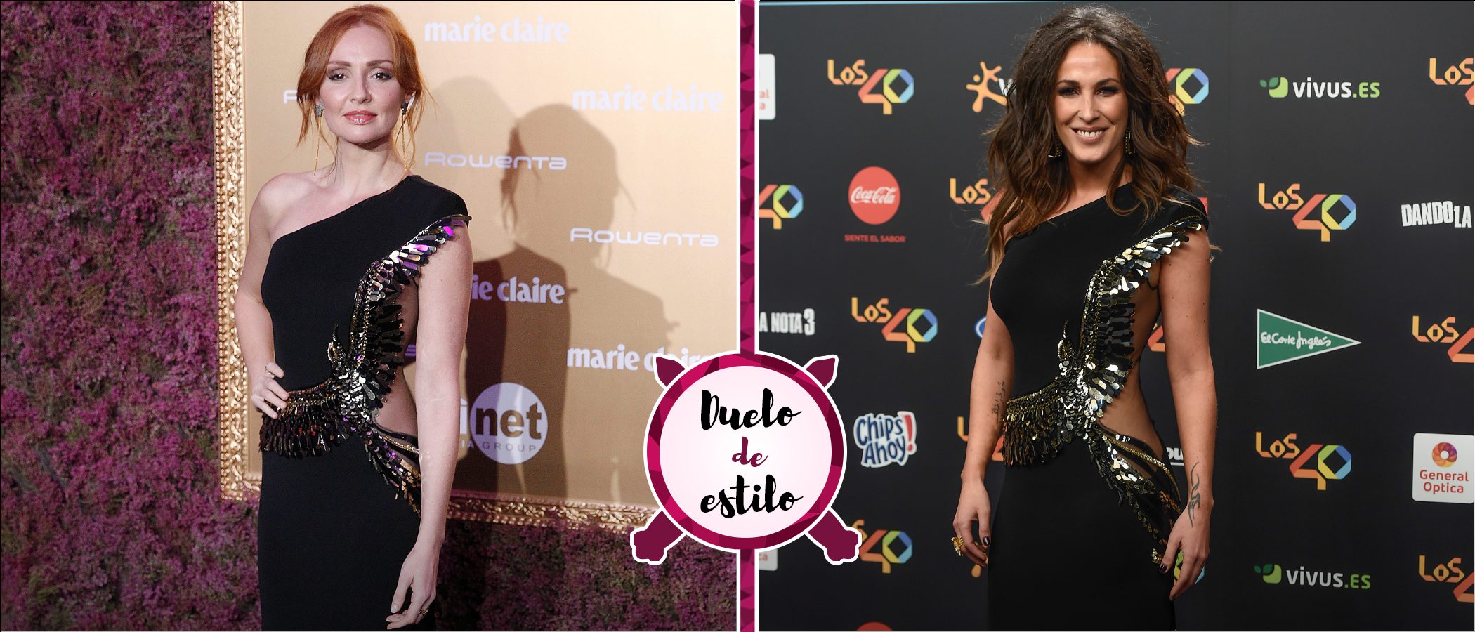 Cristina Castaño y Malú se rinden ante Elisabetta Franchi y su sensual vestido
