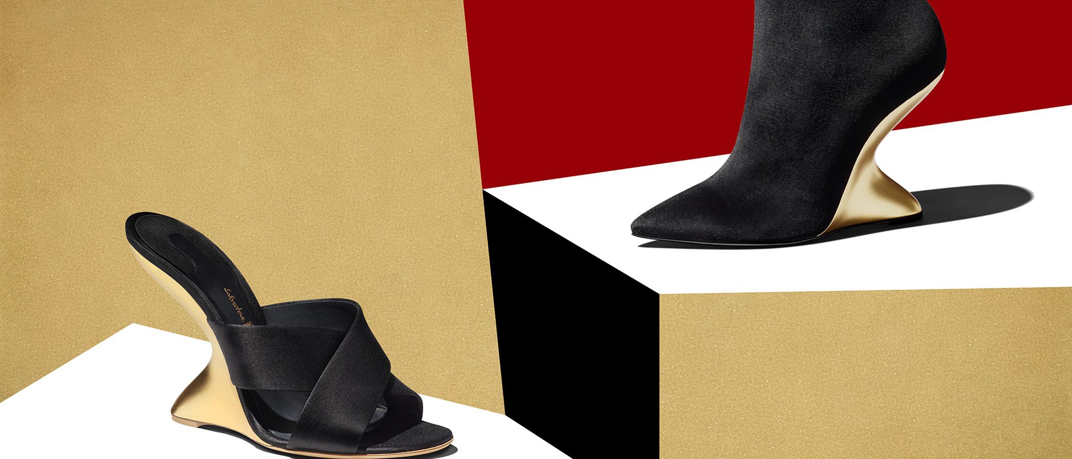Elegancia en la nueva colección femenina para esta Navidad de Salvatore Ferragamo
