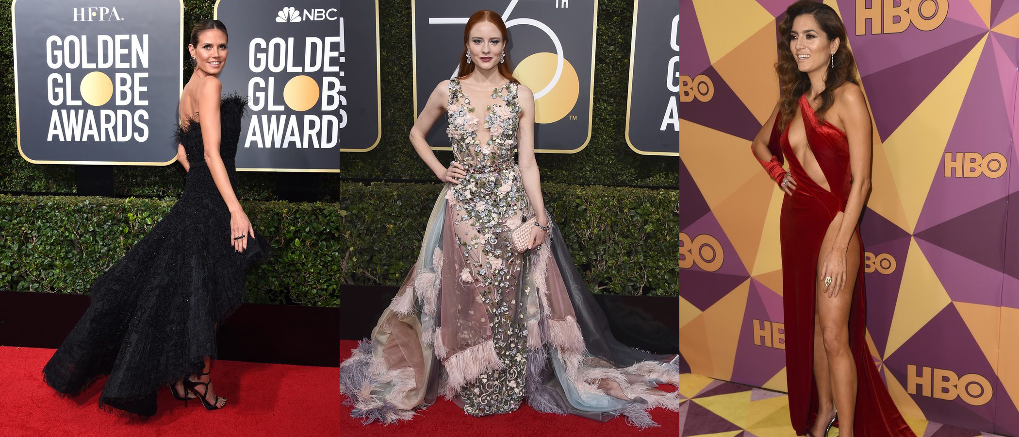 Barbara Meier y Blanca Blanco se saltan el dress code de los Globos de Oro 2018