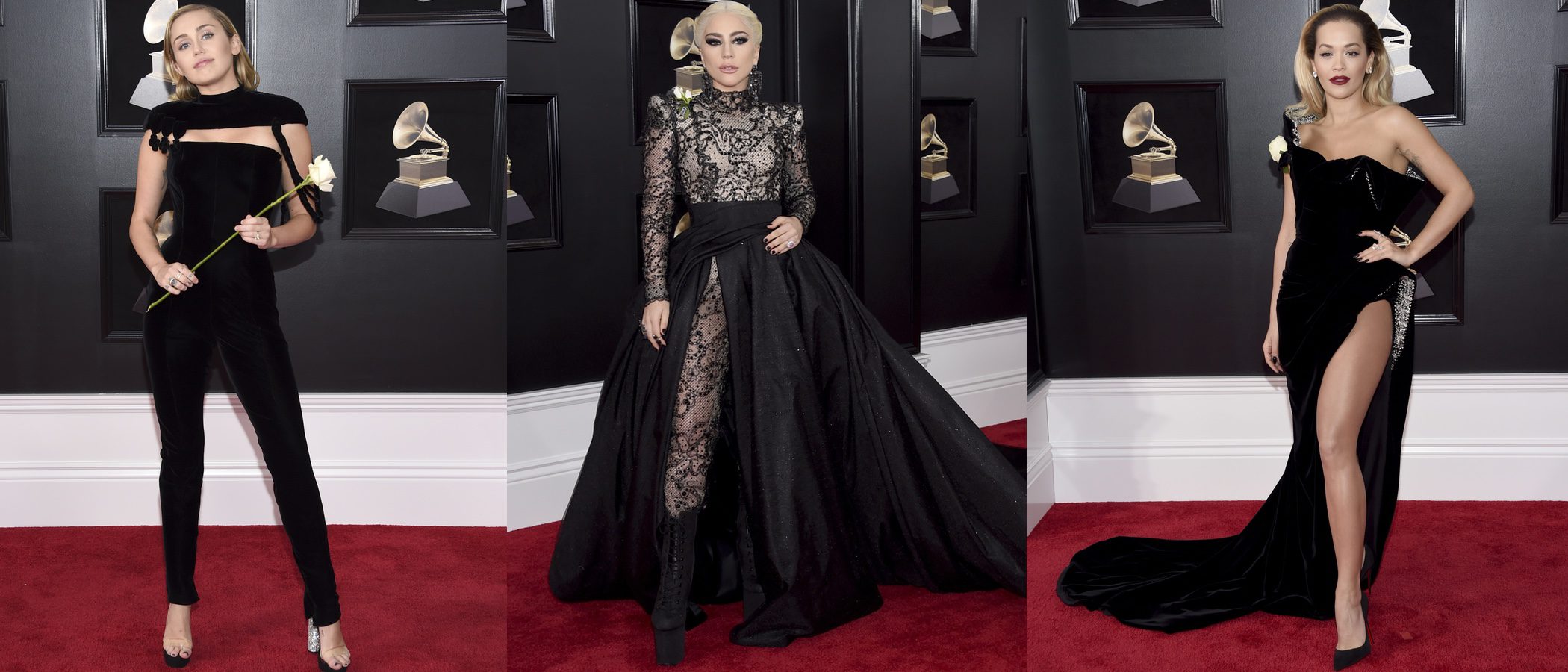 Lady Gaga, Rita Ora y Miley Cyrus entre las mejor vestidas de los Grammy 2018