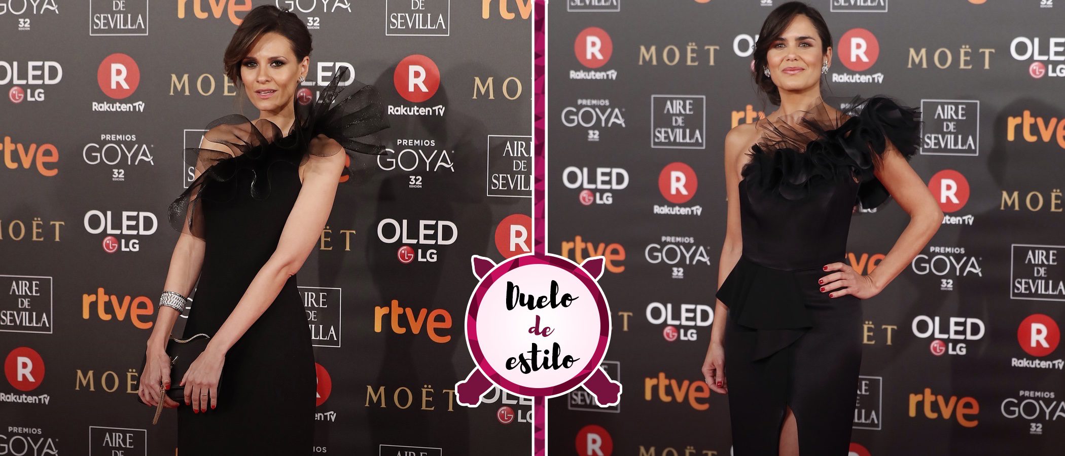 Elena Ballesteros y Elena Sánchez, un look parecido en la misma alfombra roja