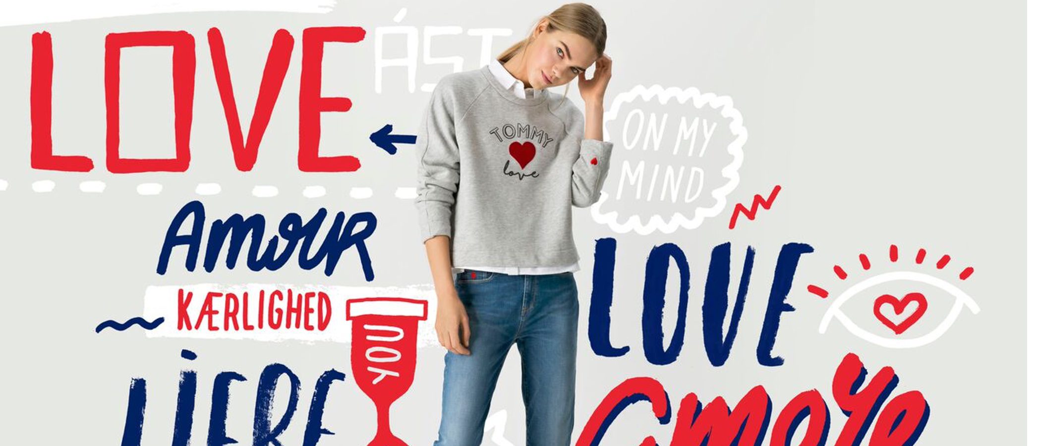 TommyXlove es la colección de San Valentín con más estampados de corazones de Tommy Hilfiger
