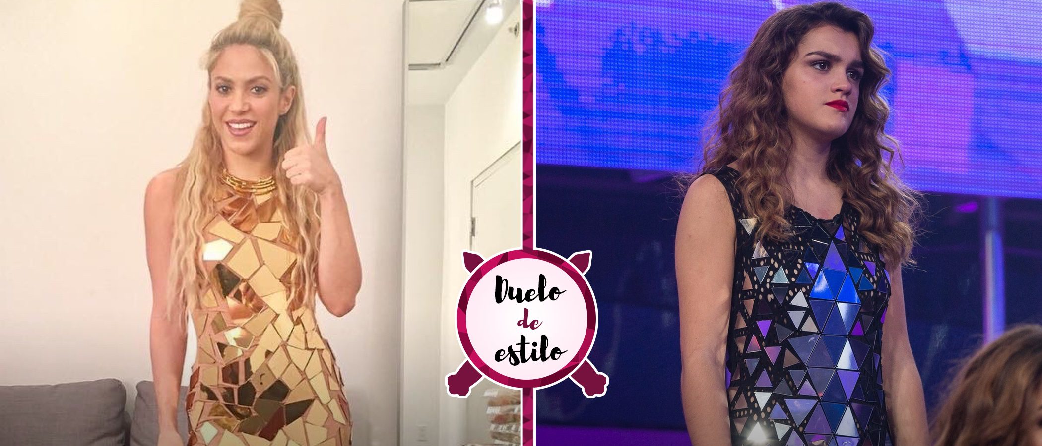 Duelo de cantantes: Shakira, Amaia y un mismo vestido de Gustavo Adolfo Tarí