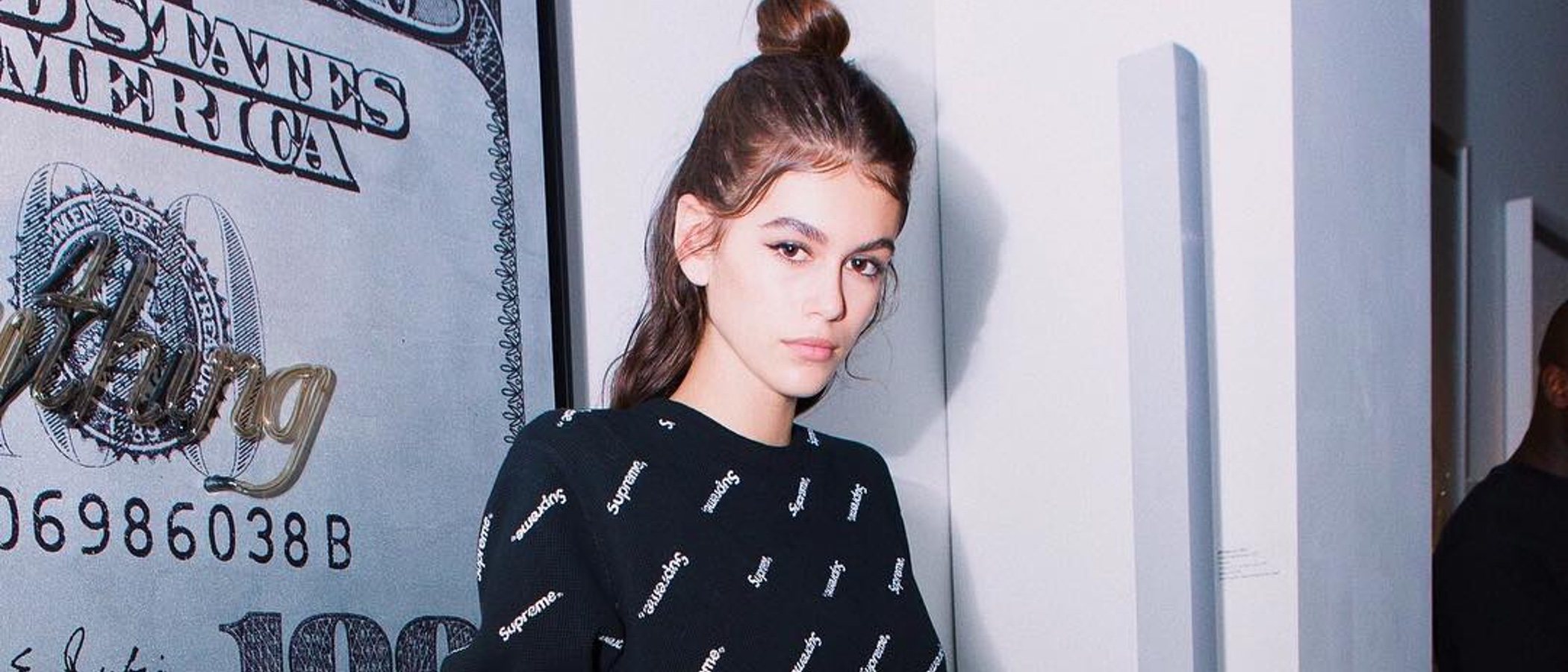 Kaia Gerber y Karl Lagerfeld trabajando en un mismo proyecto de moda